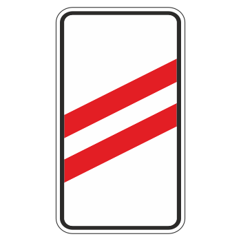 Дорожный знак 1.4.2 «Приближение к железнодорожному переезду» (металл 0,8 мм, III типоразмер: 450х900 мм, С/О пленка: тип Б высокоинтенсивная)